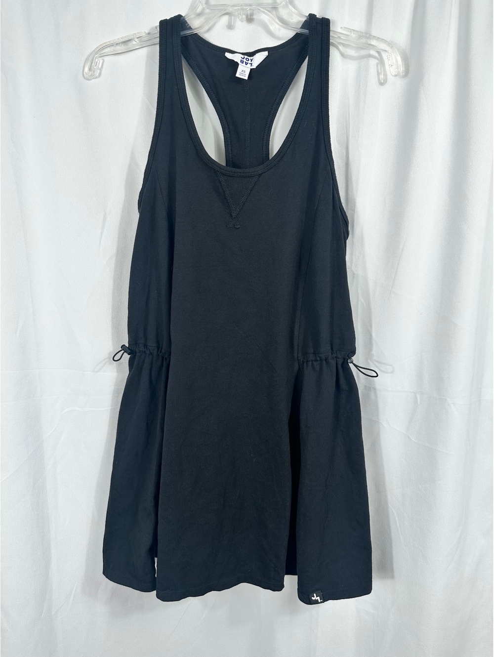 JoyLab Black Racerback Workout Dress with Built-in Shorts XS